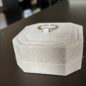 Rose Gold Moonstone Ring sz 10